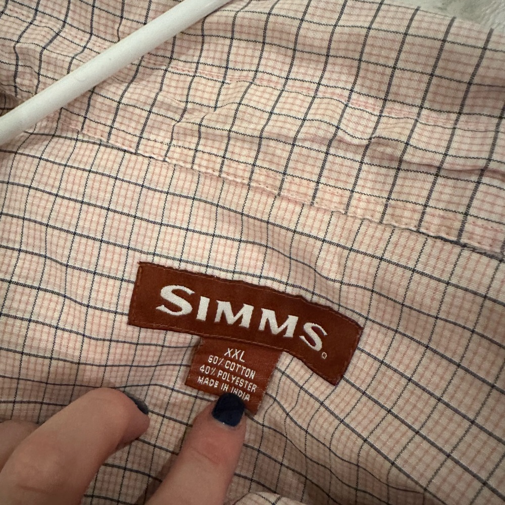 Simms salmon color fishing shirt - Picture 4 of 4